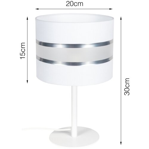  Stona lampa CORAL 1xE27/60W/230V bela Slike