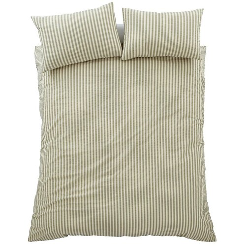 Pineapple Elephant Zelena 3-delna posteljnina za zakonsko posteljo/podalj&scaron;ana 230x220 cm Cotton Rich Woven Stripe &ndash; Cene