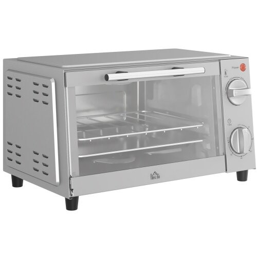 Nesta Mini pečica 9 L, srebrna, nerjavno jeklo, 750 W, 100&ndash;230 &deg;C, nastavljiva temperatura in čas kuhanja, 60-minutni časovnik, pekač in re&scaron;etka, (5000493720) Cene