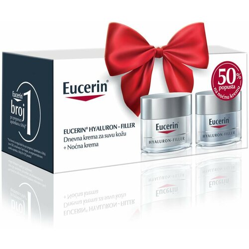 Eucerin box hyaluron-filler dnevna krema za suvu kožu+noćna krema sa 50% popusta Slike