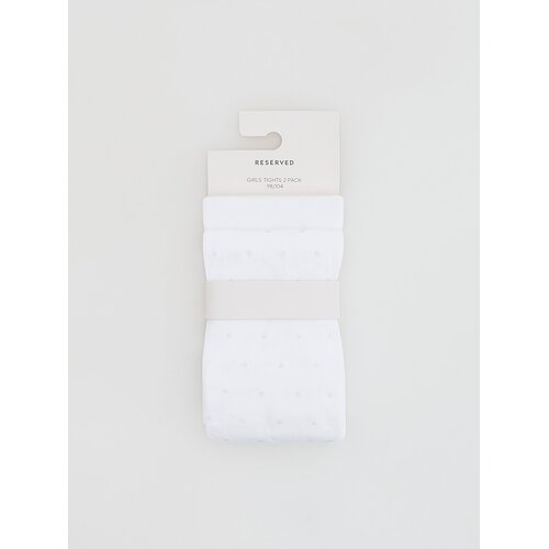 Reserved GIRLS` TIGHTS MULTI - bijela Cijene