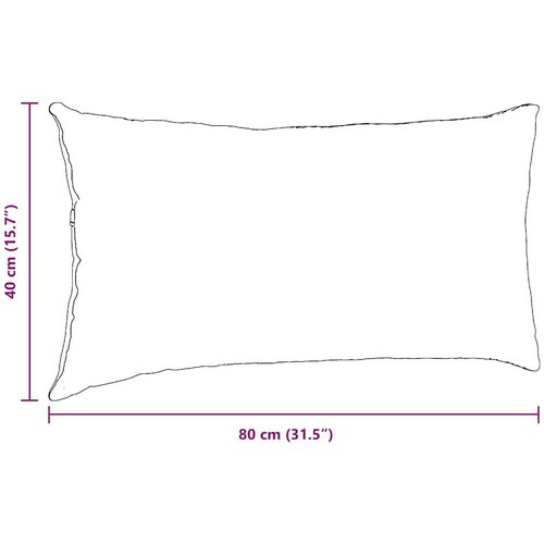 VidaXL jastučići za sofu 2 pcs tamno siva 80 x 40 cm kordura tekstil Slike