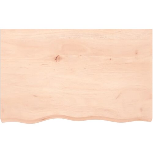  Zidna polica 80x50x(2-4) cm neobrađena masivna hrastovina Slike