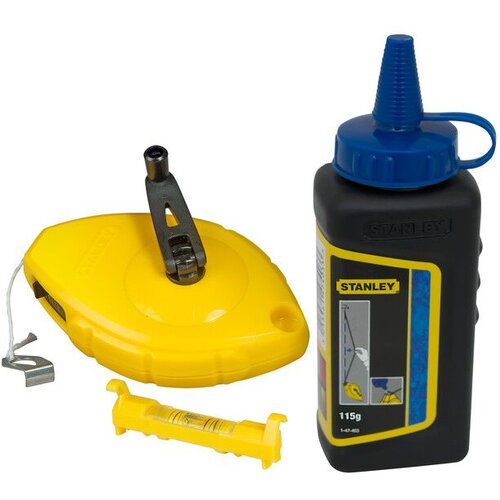 Stanley nit za obeležavanje 30m + Kreda + Libela Slike