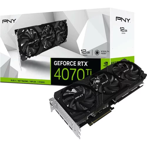 Pny GeForce RTX 4070 Ti 12gb verto led triple fan grafična kartica, (20507672)