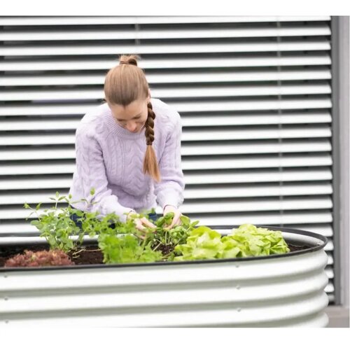 WESTMANN Grow Faster M | Metalna povišena gredica | 1570 L | Srebrna - BRANDED IN GERMANY Cene