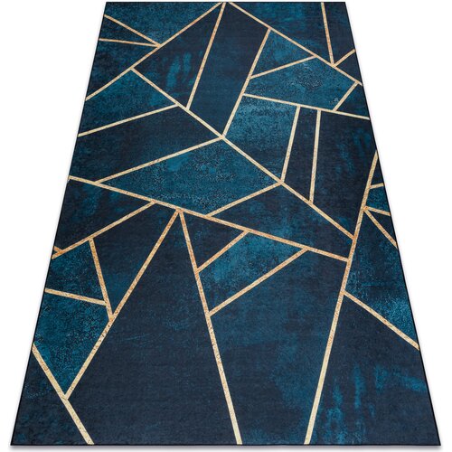 RugsX Preproge ANDRE 1173 pralna preproga mozaik, geometrija prot 120x170 cm Modra Cene