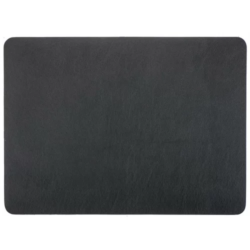 ZicZac crna prostirka s imitacijom kožeTogo, 33 x 45 cm