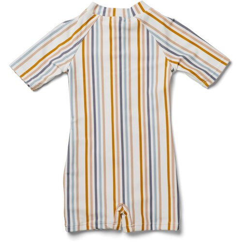 Liewood dječji kombinezon za kupanje s rukavima max stripe multi Slike
