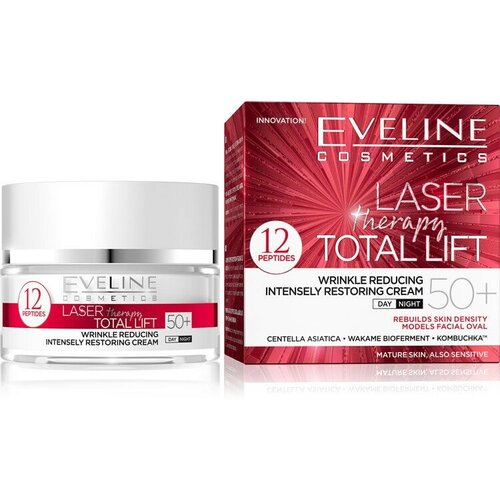 Eveline laser therapy total lift day&night cream 50+ 50ml Slike