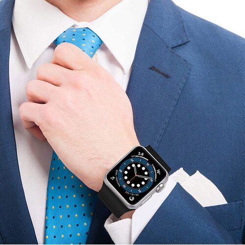  Silikonska narukvica za Apple Watch sa magnetom plava 38/ 40/ 41 mm Slike