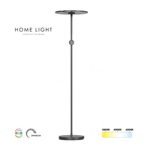  podna lampa LT400CR 40W+8W rgb/cct dim crna Cene