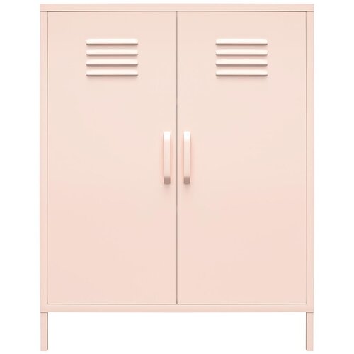 Støraa Ružičasti metalni ormarić 40x102x80 cm Mission District – Cijene