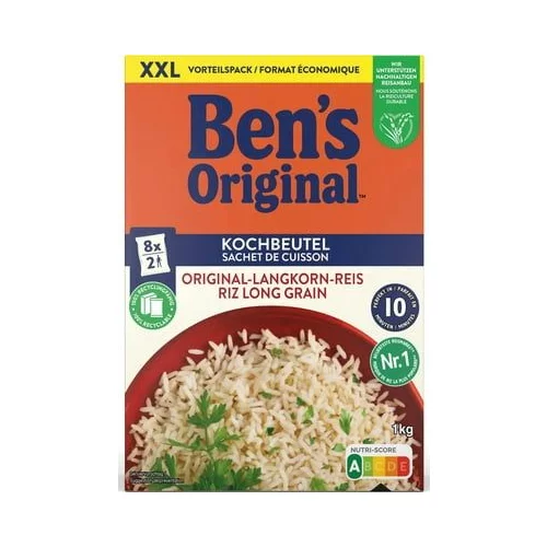 Ben's Original Dolgozrnati riž v vrečki za kuhanje - 1 kg