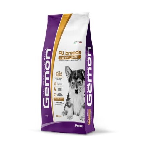 Gemon (monge) Gemon All breeds Puppy&Junior Piletina pirinač 3kg Cene