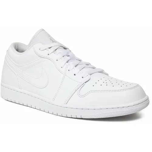 Nike Čevlji Air Jordan 1 Low 553558 136 White/White/White