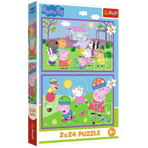 Trefl Peppa na igrali&scaron;tu 2x24 komada puzzle - Cijene