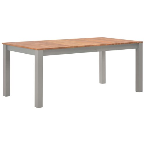 VidaXL Jedilna miza 180x90x74 cm trdna hrastovina, (21002037) Slike