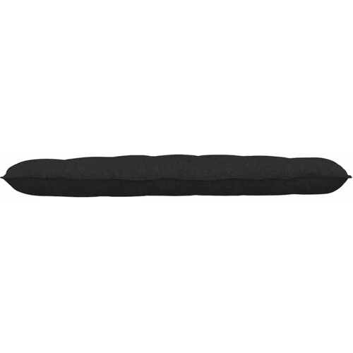  Jastuk za leđa Crna 160 x 19 x 50 cm tkanina Slike