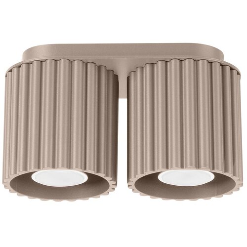 Sollux Smeđe-sivi metalni reflektor 10x21 cm Zora &ndash; Cijene
