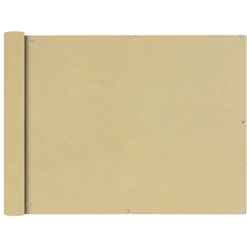 vidaXL Balkonsko Platno Oksford Tekstil 90x400 cm Bež Barve, (20610006) Cene
