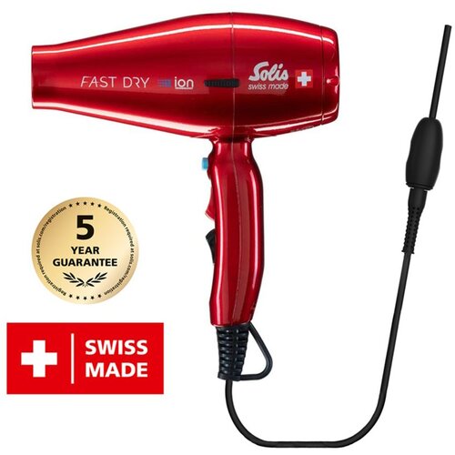 Solis Fast Dry 360° Ionic Red sušilo za kosu Cene