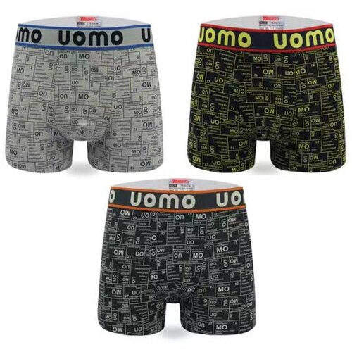 Uomo 3-PACK moške boksarice periodic code Cene