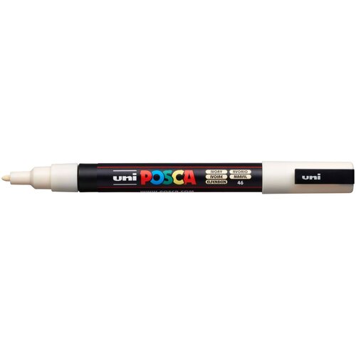 POSCA Uni flomaster; konica 0,9-1,3 mm; slonokoščen, (21290534) Cene