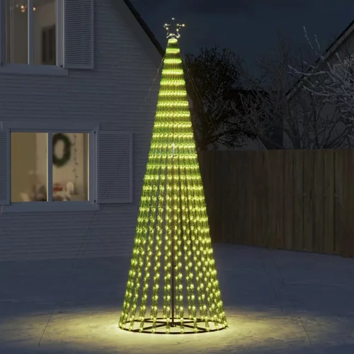  Svjetleći stožac za božićno drvce 688 LED topli bijeli 300 cm