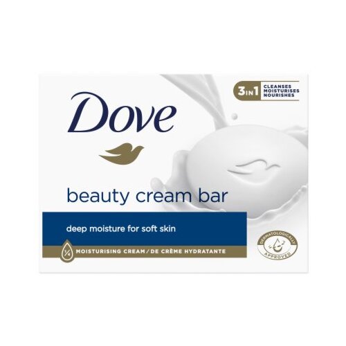 Dove Original Beauty Cream Bar trdo milo 1 pakiranje za ženske true Slike