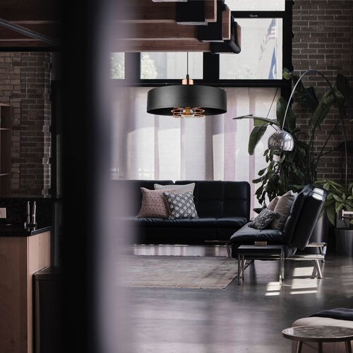 Toolight lampa viseća APP1246-1CP black/rose gold Slike