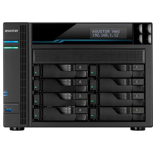 Asustor AS6508T NAS Tower Intel Atom&amp;reg; C3538 8 GB DDR4 0 TB ADM Black Slike
