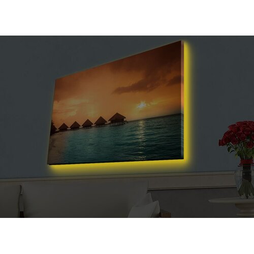 Wallity Zidna slika sa LED osvetljenjem 4570HDACT-035, 45x70 cm Cene