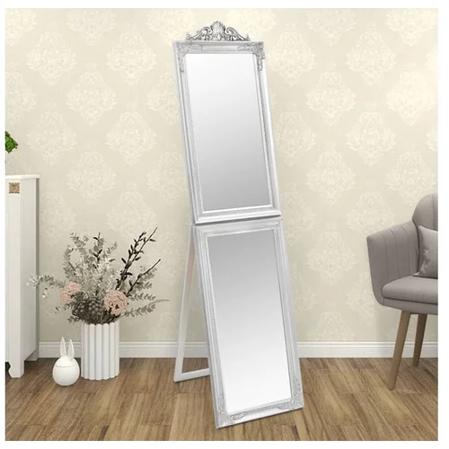  Prostostoječe ogledalo srebrno 50x200 cm
