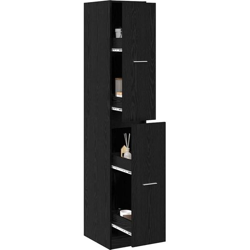  Apoteka za pohranu Crni hrast 30 x 41 x 174.5 cm Slike