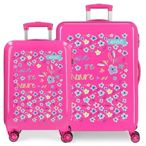 Enso Set dva kofera ABS love the nature pink Cene