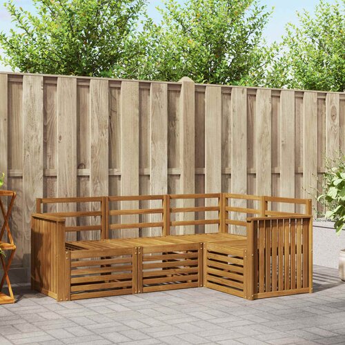  Set vanjskih sofa 4 kom. Prirodna Poliester Cene