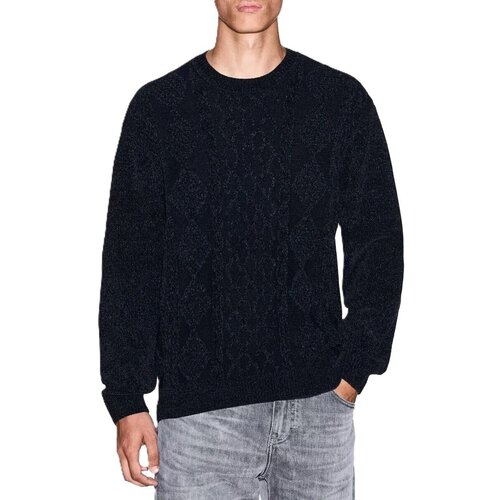 EAX Puloverji XM001331AF13776 Modra Slike