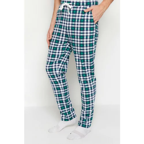 Trendyol Pajama Bottoms - Green - Straight
