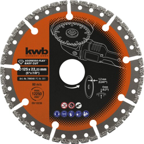 Einhell Dijamantska rezna ploča Multi-CUT za drvo, metal, ciglu - 115mm/2,2mm, Professional Slike