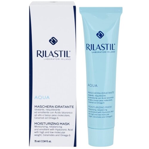 Rilastil Aqua hidratantna maska s hijaluronskom kiselinom 75 ml Slike