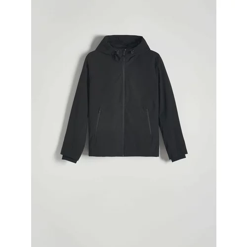 Reserved - Obična jakna s kapuljačom - crno