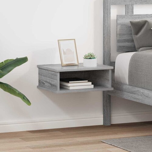  Noćni ormarić 2 pcs Siva Sonoma 40 x 31 x 15 cm Cene