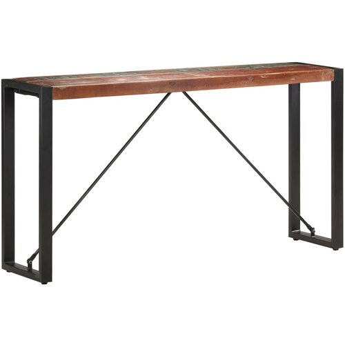  Konzolni stol 150 x 35 x 76 cm od masivnog obnovljenog drva Slike