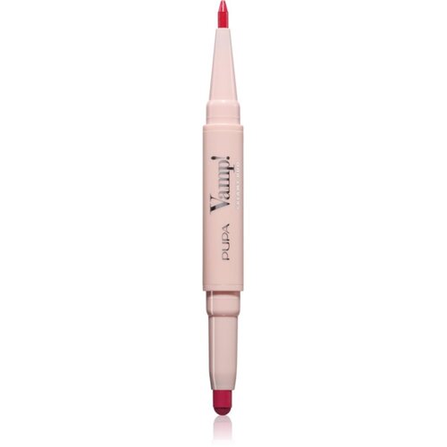 PUPA Milano Vamp! Creamy Duo &amp;scaron;minka in svinčnik za ustnice 2 v 1 odtenek 009 Flamingo Fuchsia 0.8 g Slike