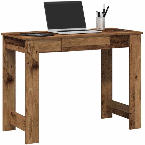 vidaXL Radni stol boja starog drva 100x45x75 cm konstruirano drvo Cijene