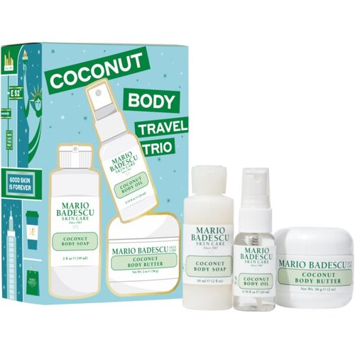 Mario Badescu Coconut Body Travel Trio darilni set za nežno in gladko kožo Slike