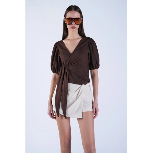 Trend Alacati Stili Ženska bluza Alc-X15130, Braon Cene