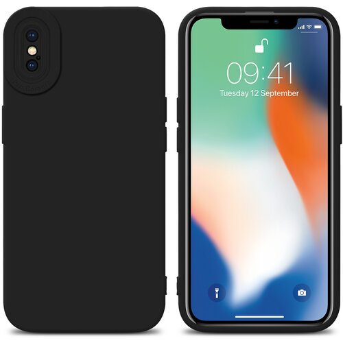 Cadorabo Ohišje, združljiv z Apple v tekoči črni barvi - zaščitni pokrov iz fleksibilnega silikona TPU, (20617437) Cene