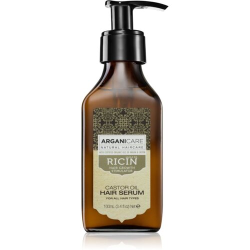 Arganicare Ricin Castor Oil Hair Serum serum za kosu za sve tipove kose 100 ml Cene